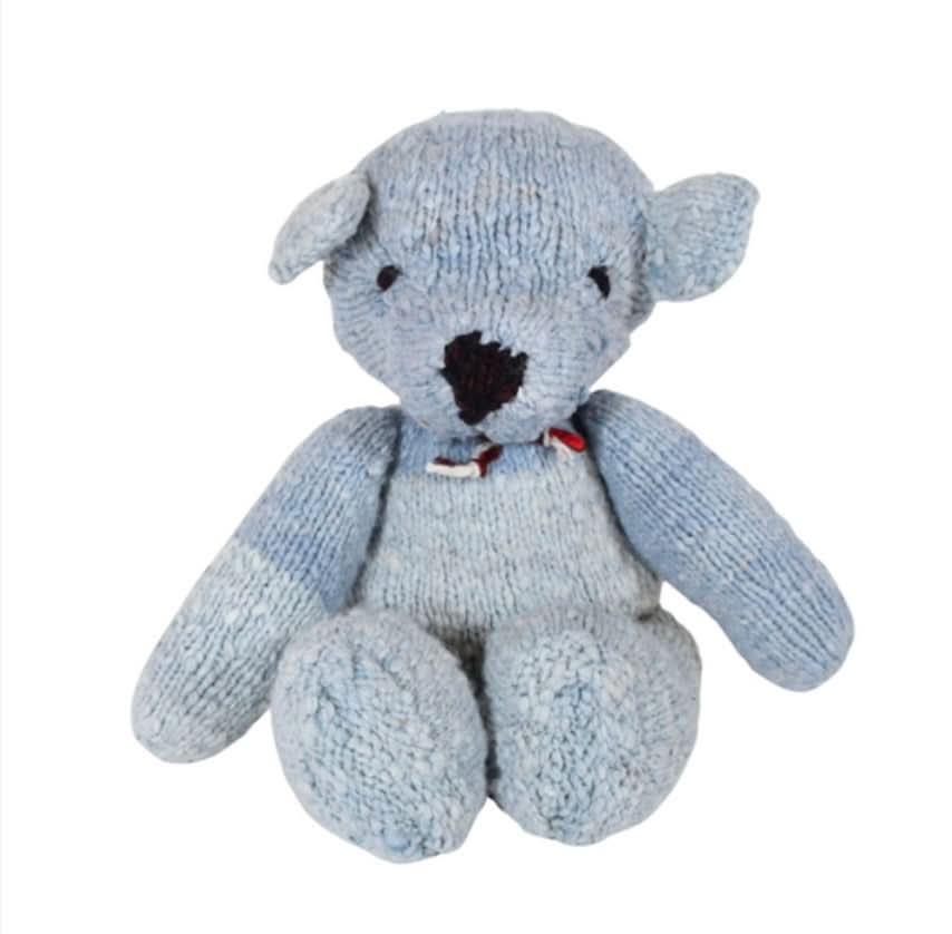 Wool Knit Buddy  | Zee the Blue Bear
