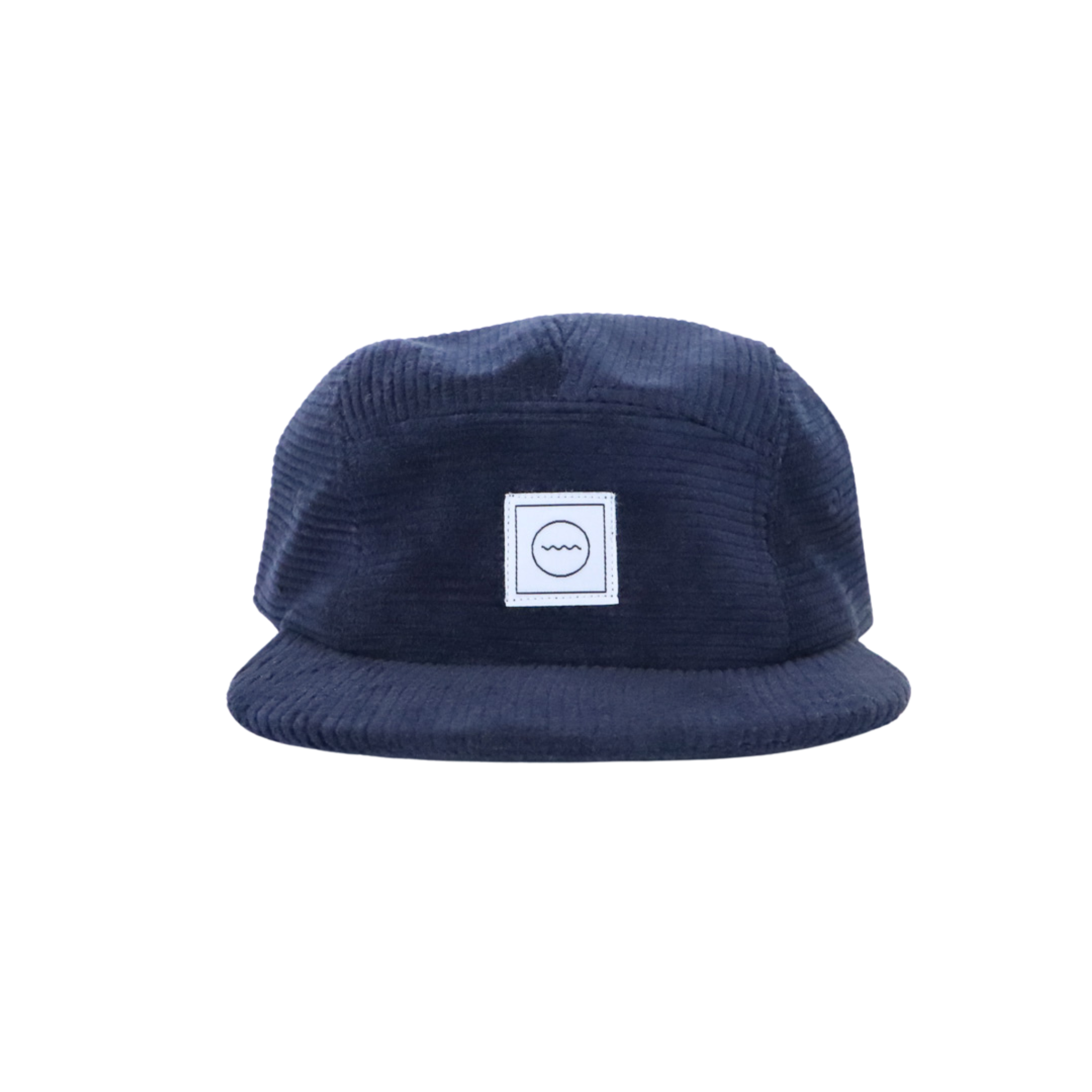 Corduroy Five-Panel Hat in Slate