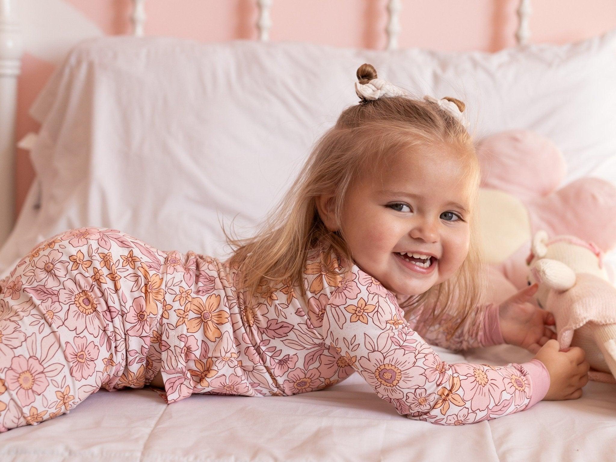 Blush Blooms 2pc Bamboo Pajama Set