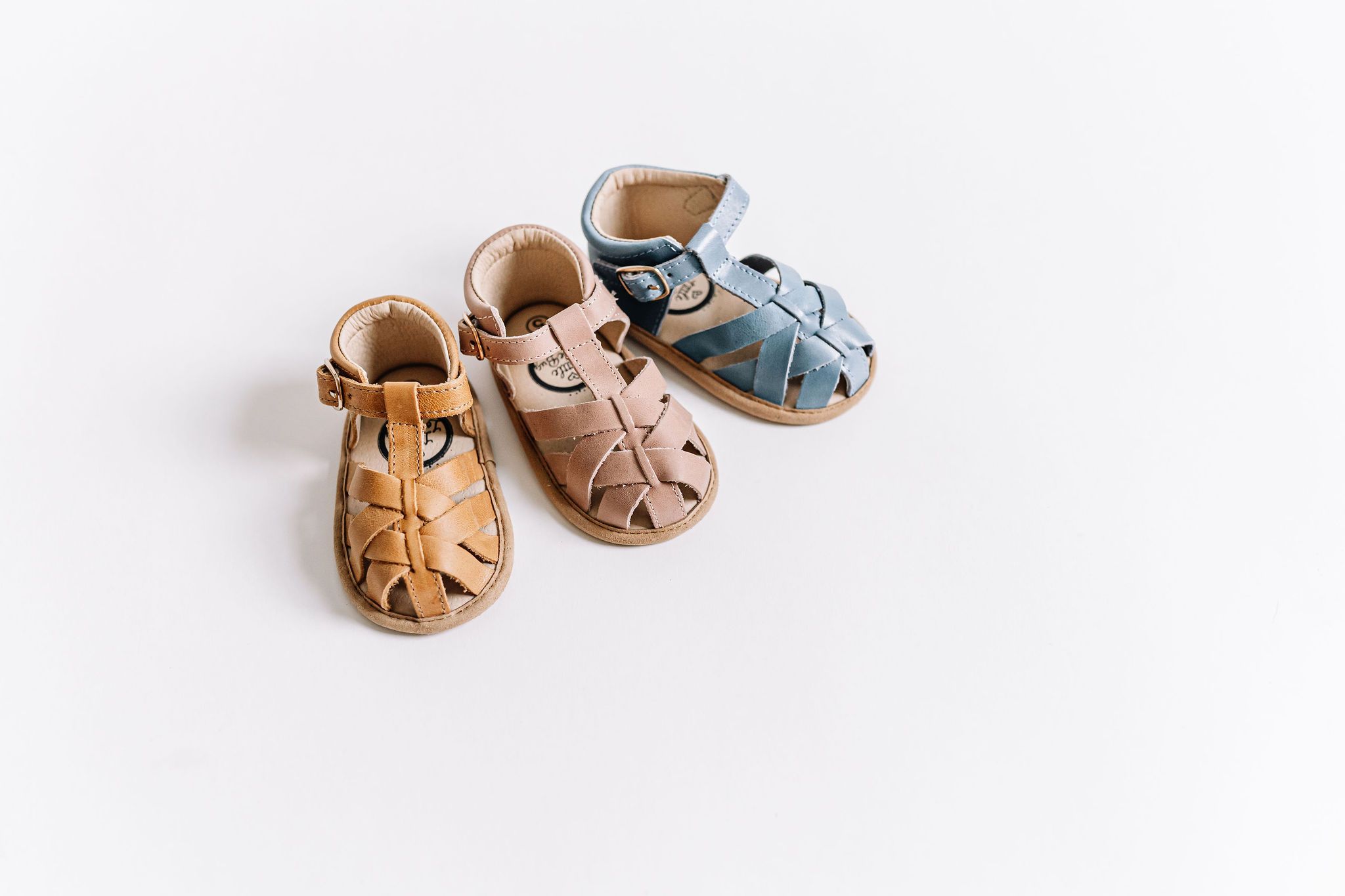 Blush Closed Toe Sandal {Premium Leather}