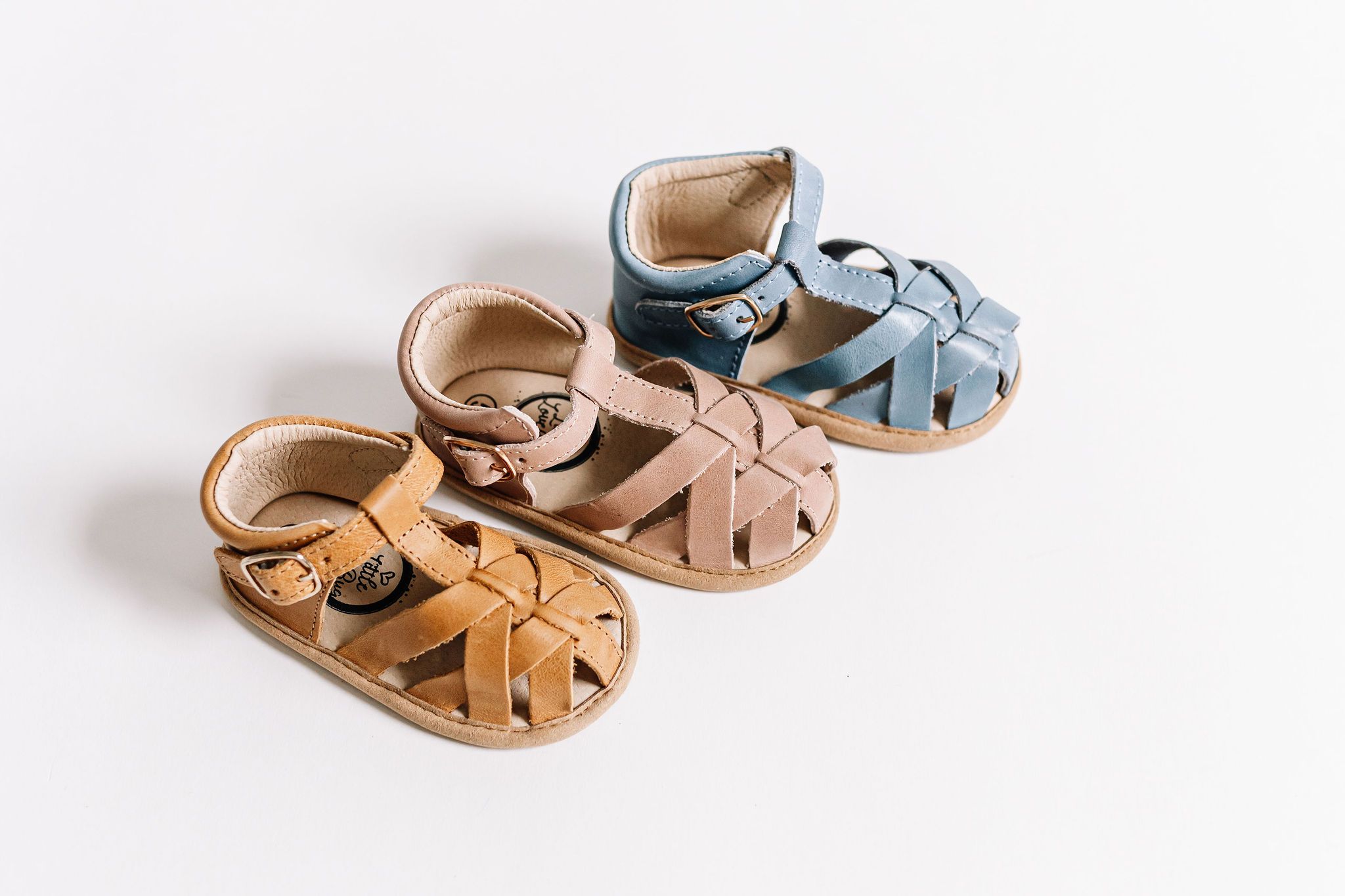 Blush Closed Toe Sandal {Premium Leather}