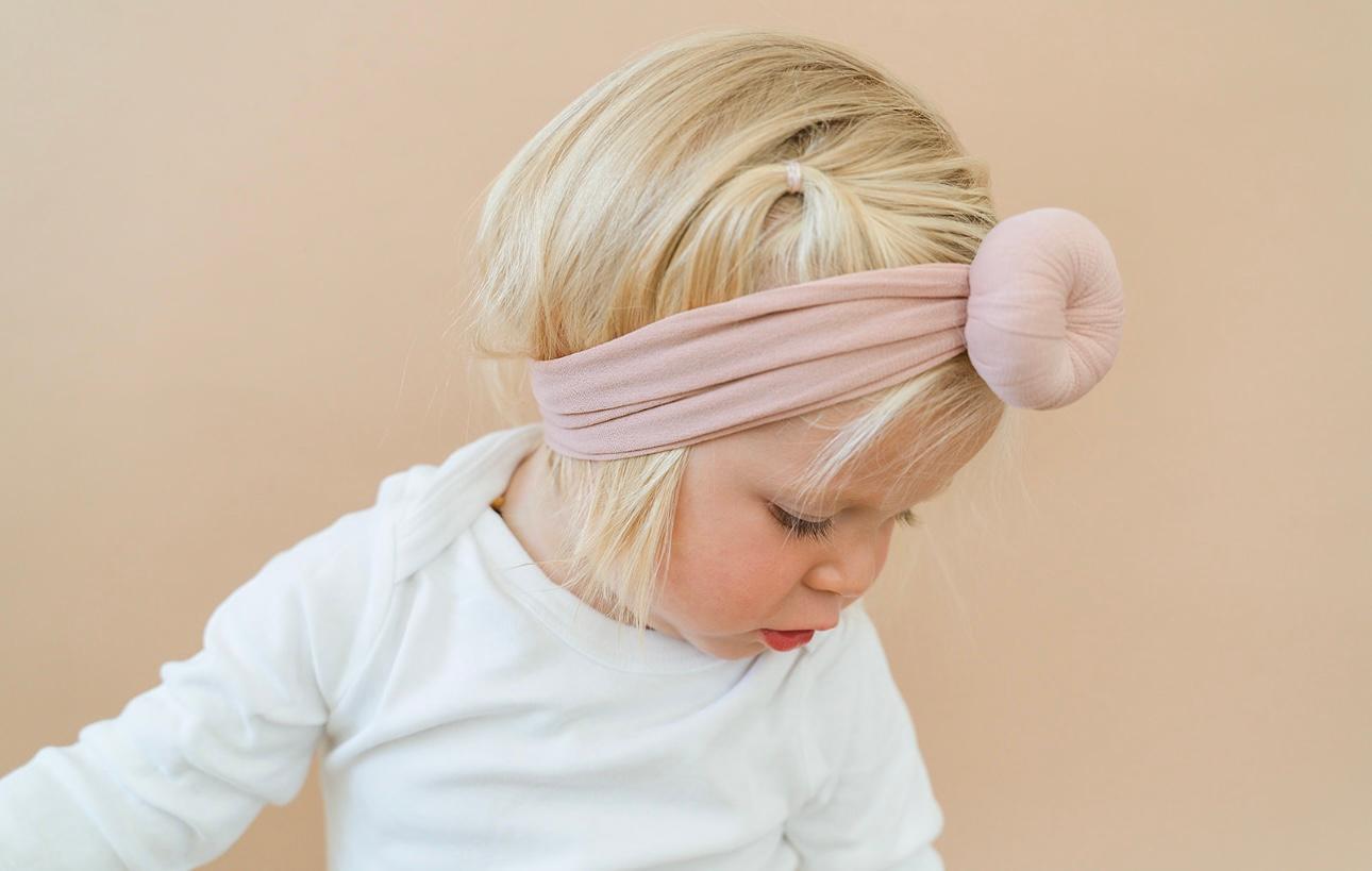 Blush Classic Knot Headband