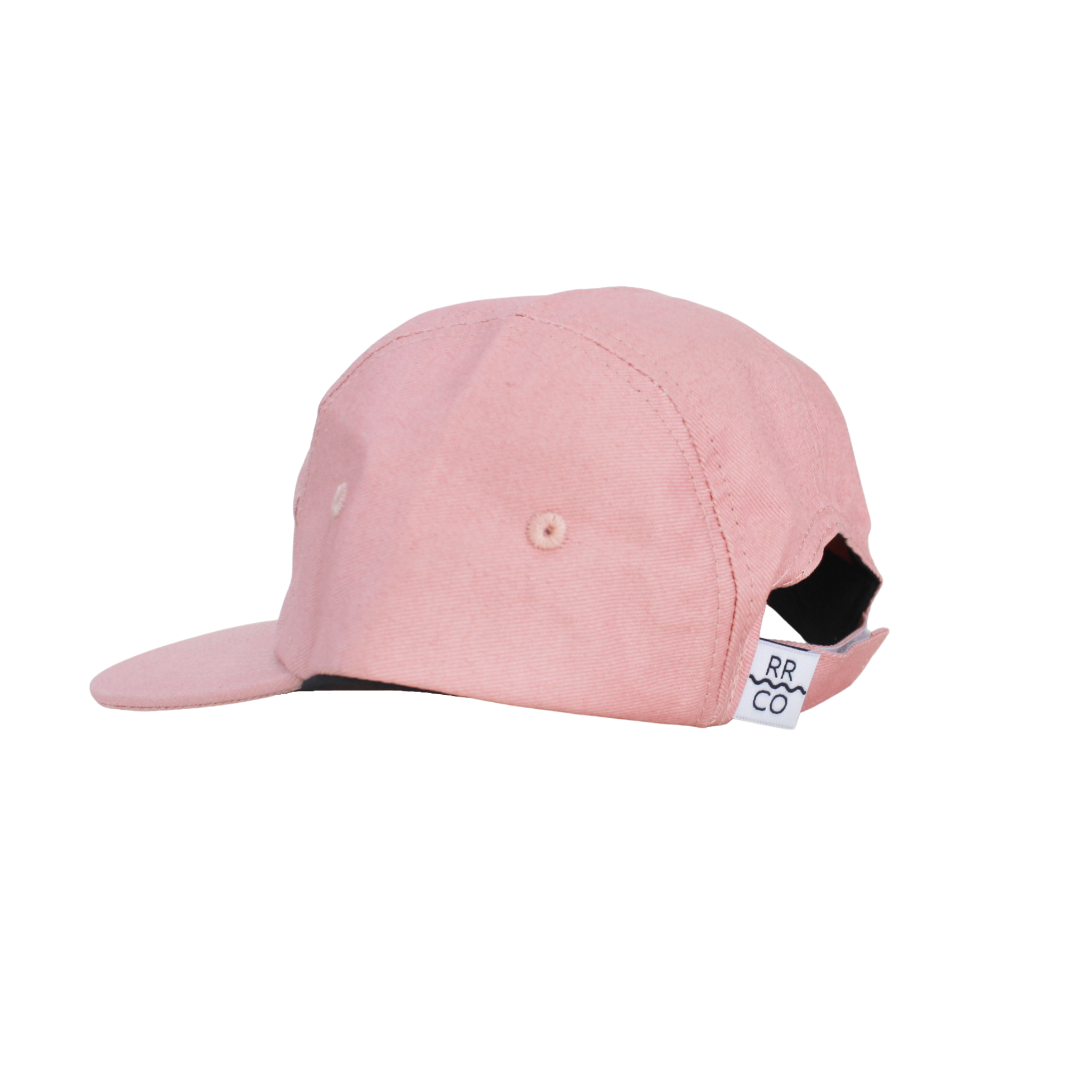 Cotton Five-Panel Hat in Blush