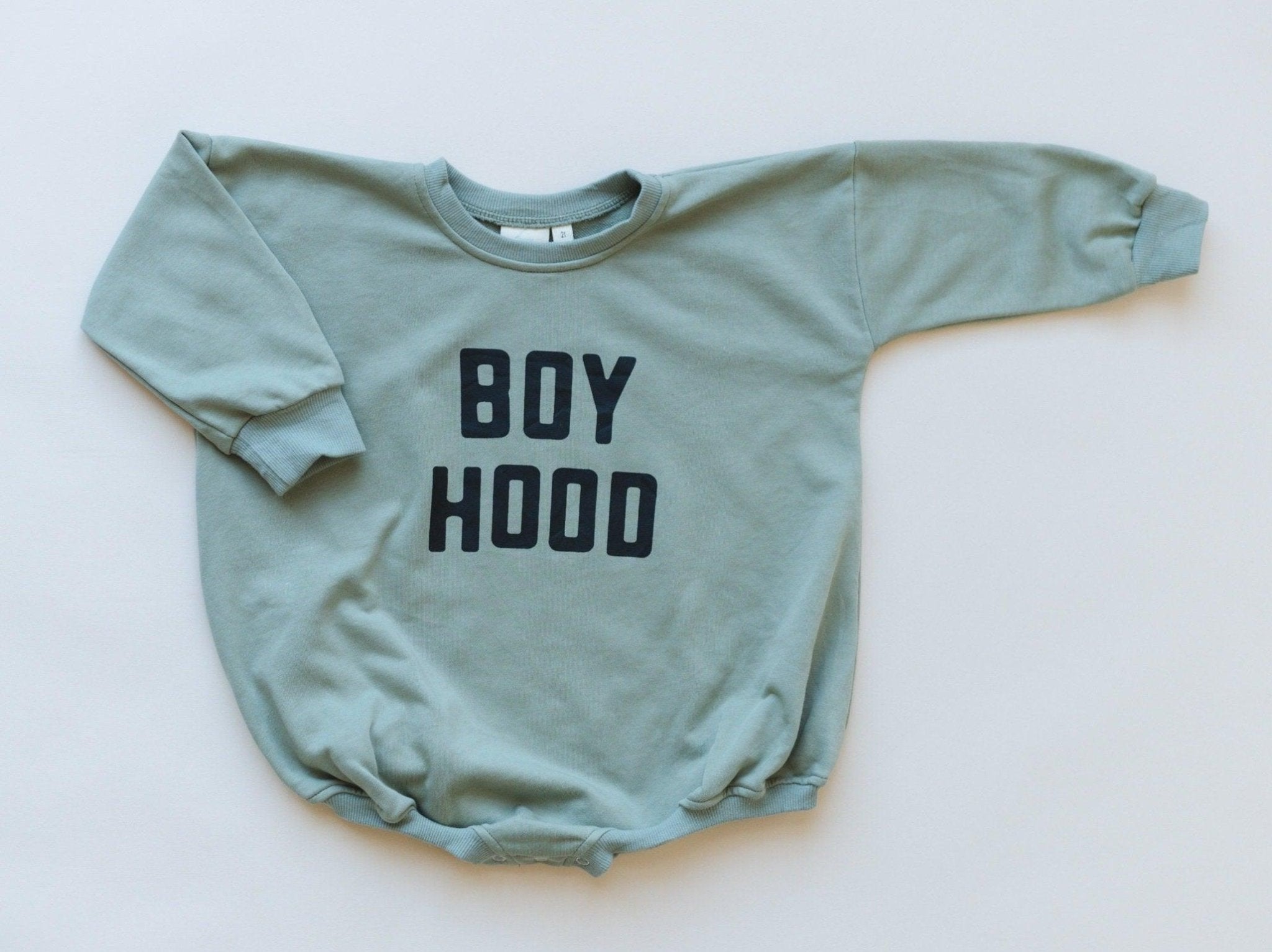 Boy Hood Sweatshirt Romper - more colors