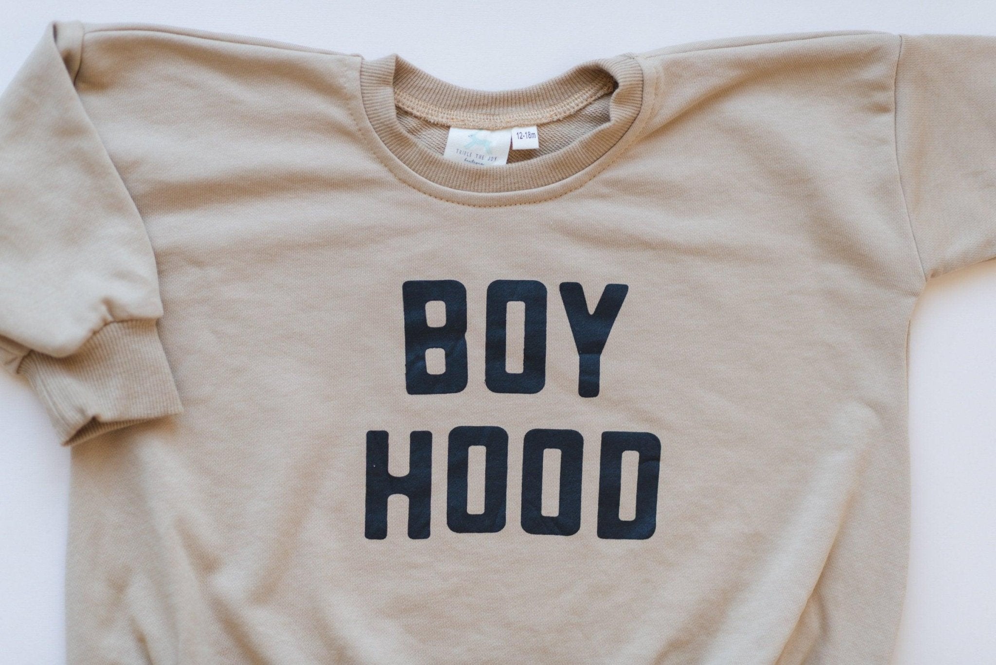 Boy Hood Sweatshirt Romper - more colors