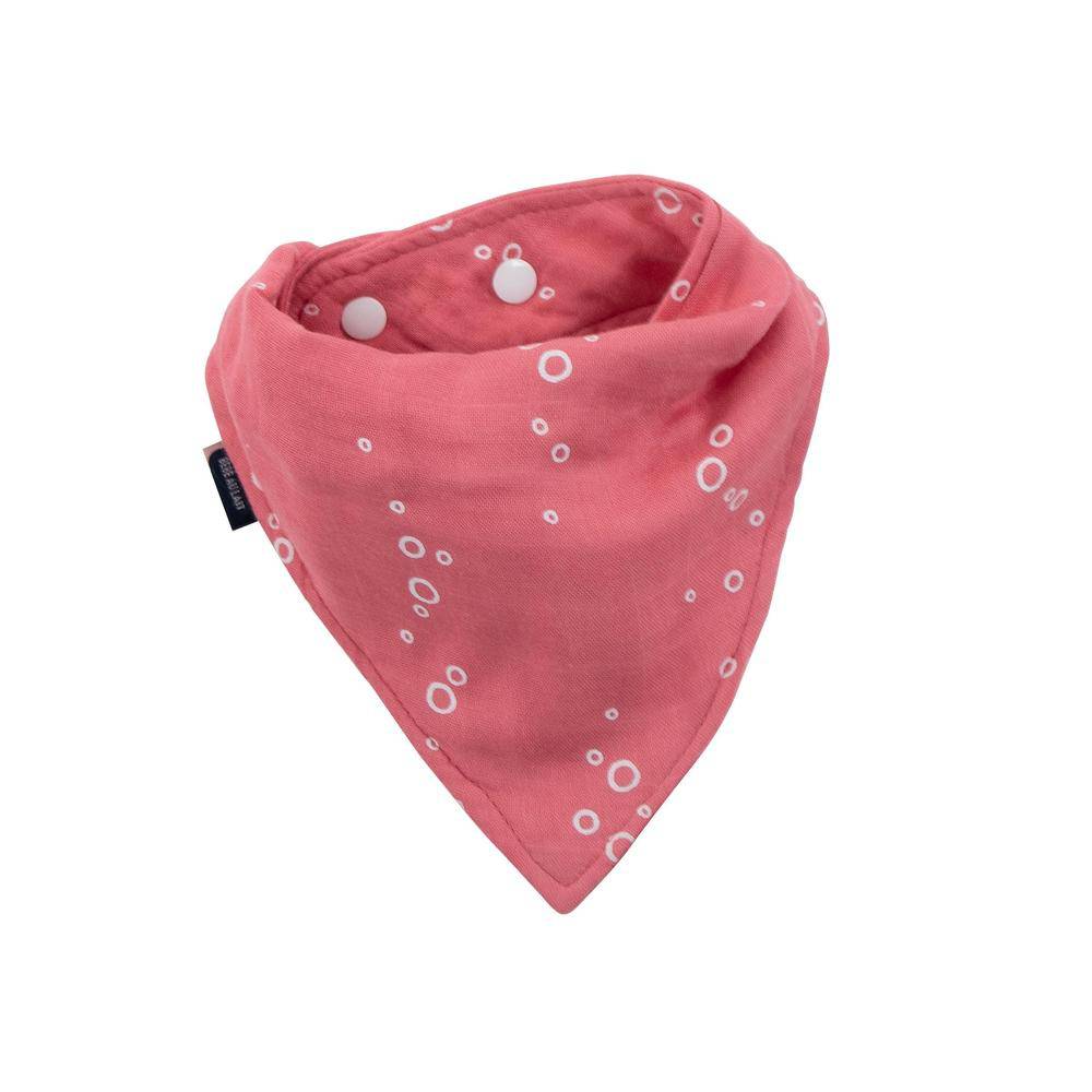 Bubbles Oh So Soft Muslin Bandana Bib Bib Bebe au Lait   