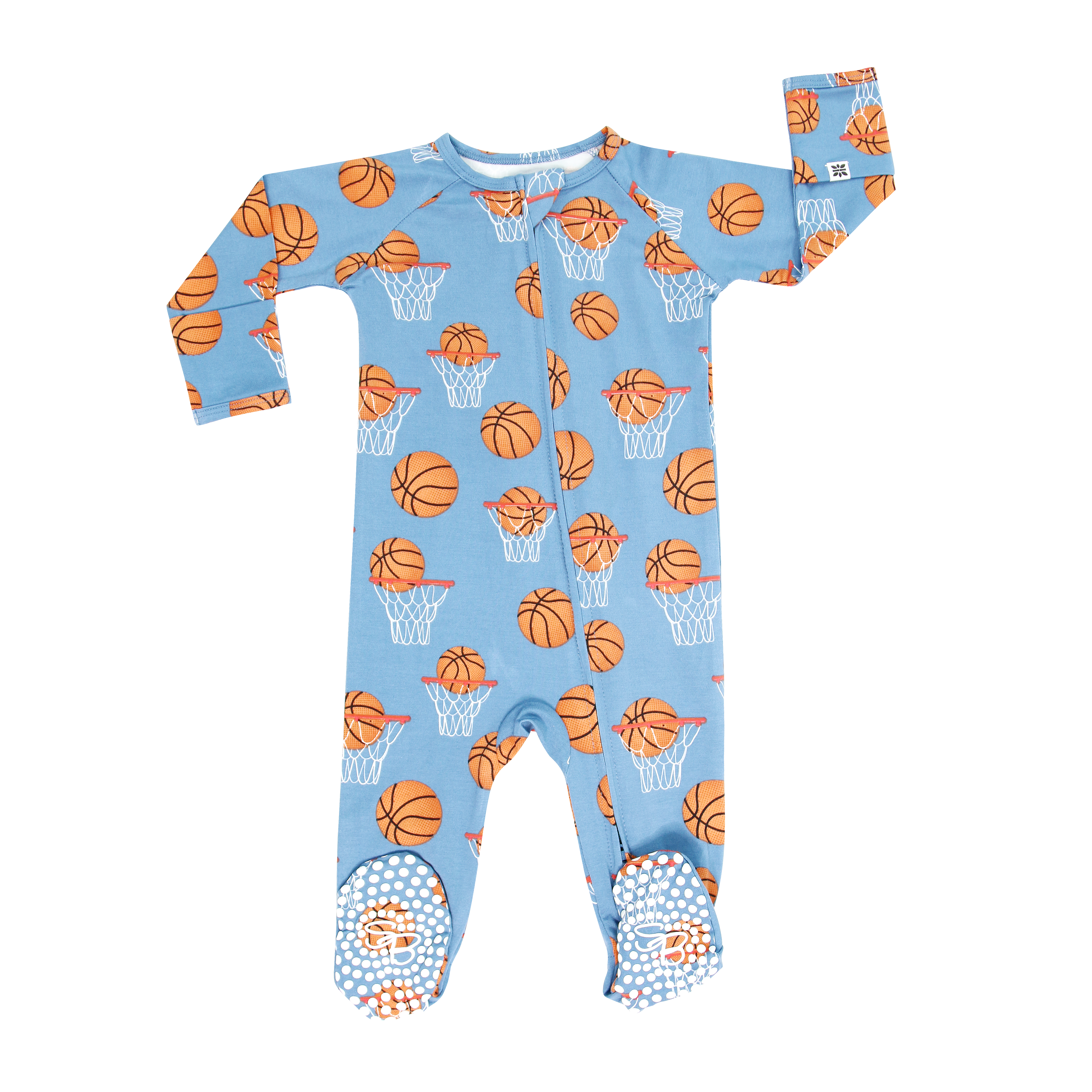 Buckets Zipper Footie