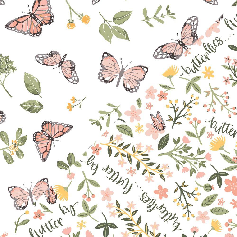 Butterfly + Flutterby Oh So Soft Snuggle Blanket Snuggle Blanket Bebe au Lait   