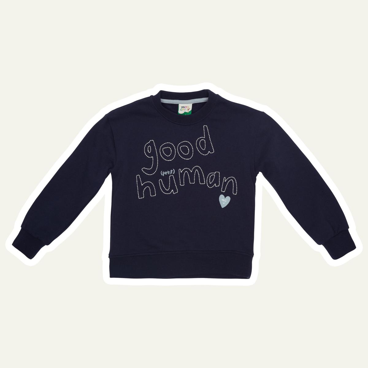 Good Human Kid Sweatshirt - Navy