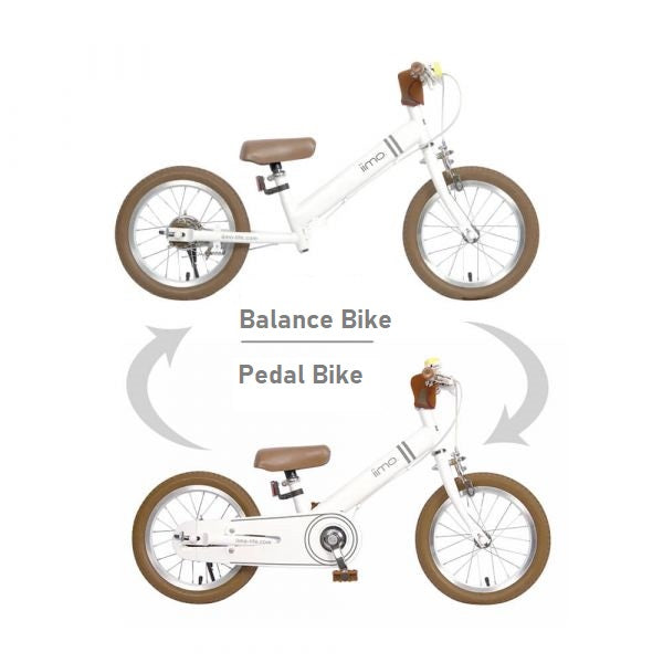 Iimo 2-in-1 Balance Bike 14" (Balance Bike to Pedal Bike)  iimo USA store   