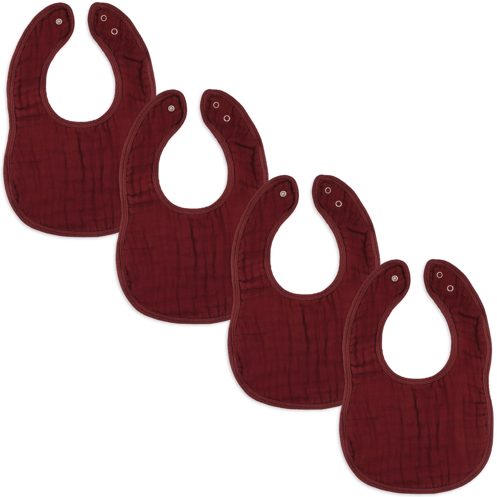 Muslin Bibs by Comfy Cubs - Wine