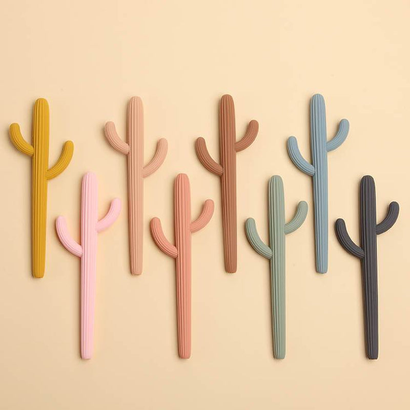 Cactus Silicone Teether & Straw for kids and adults TEETHER MKS Miminoo   