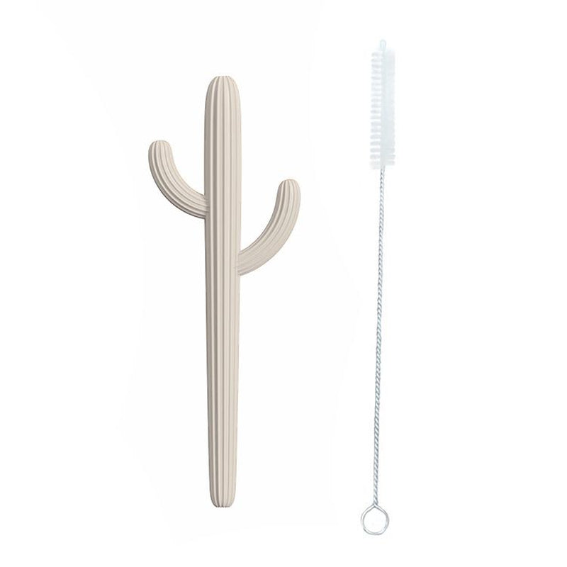 Cactus Silicone Teether & Straw for kids and adults TEETHER MKS Miminoo   