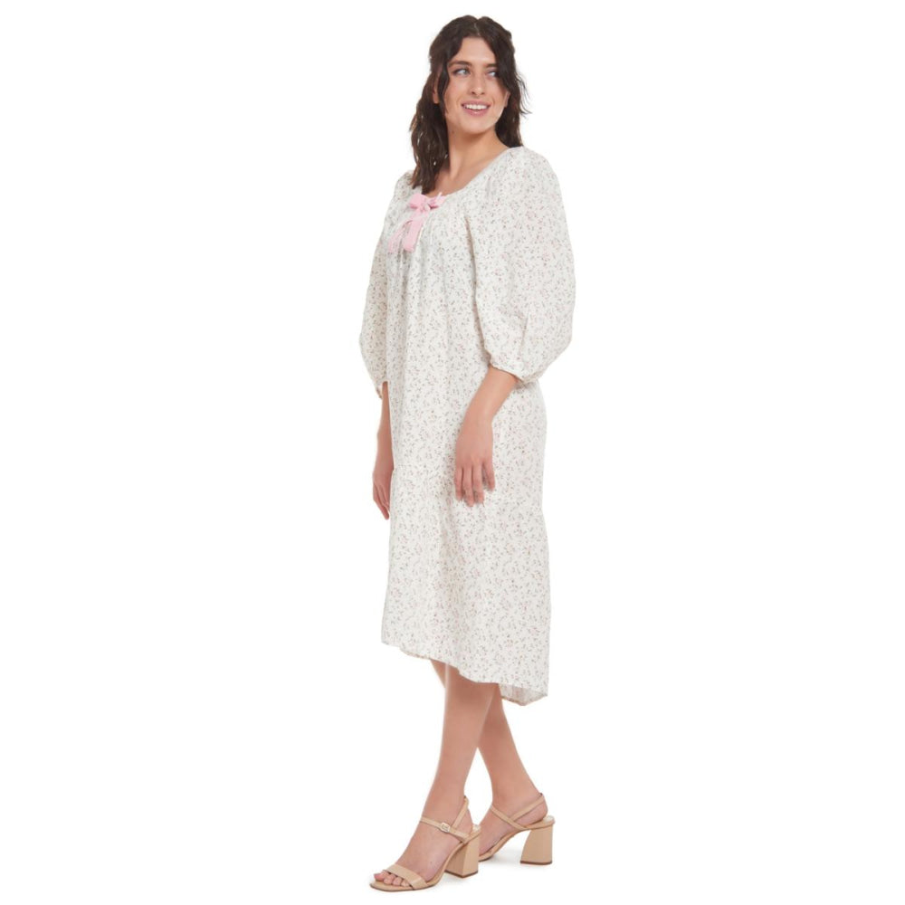 Cecilia Floral Dress - Light Pink