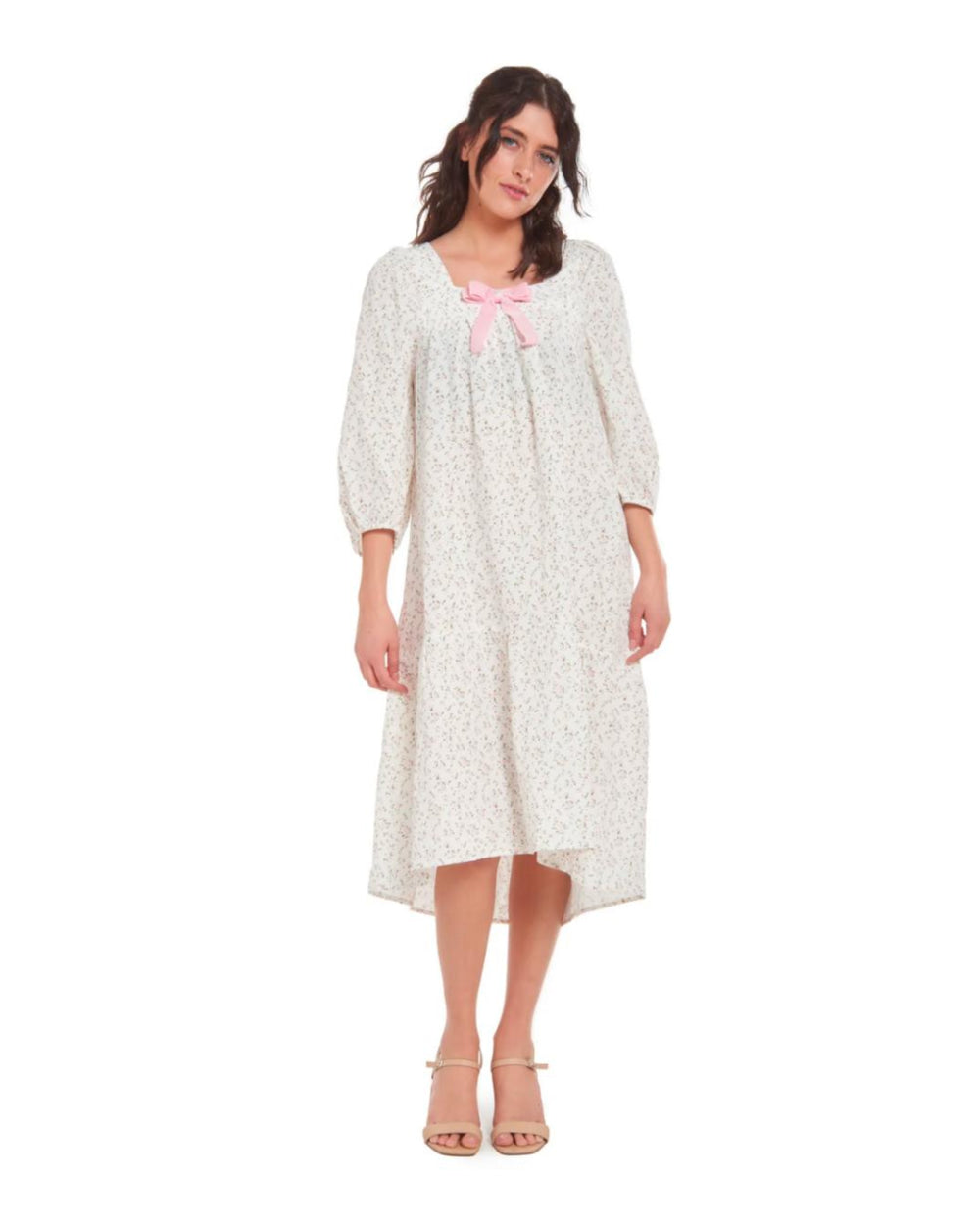Cecilia Floral Dress - Light Pink