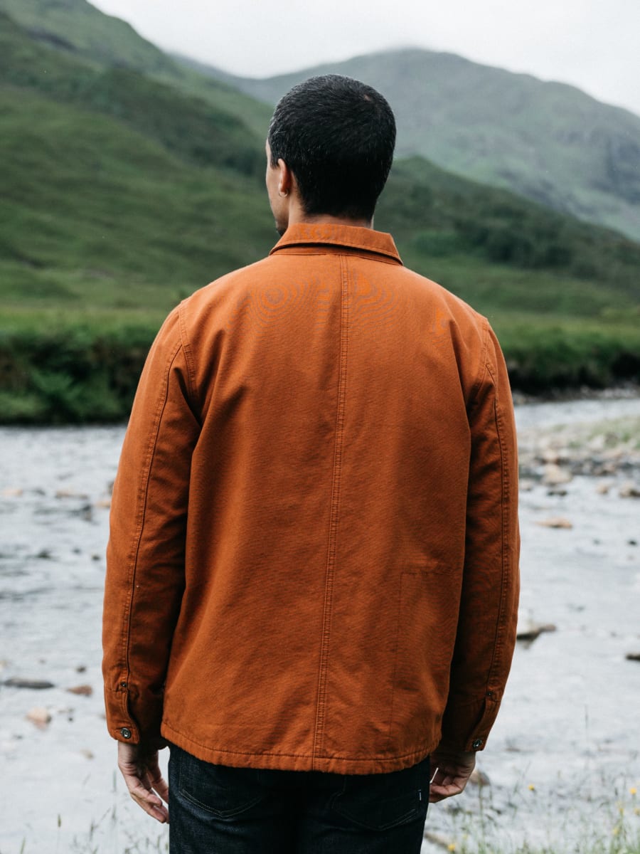 Men's Basset Flannel Lined Jacket - Sable