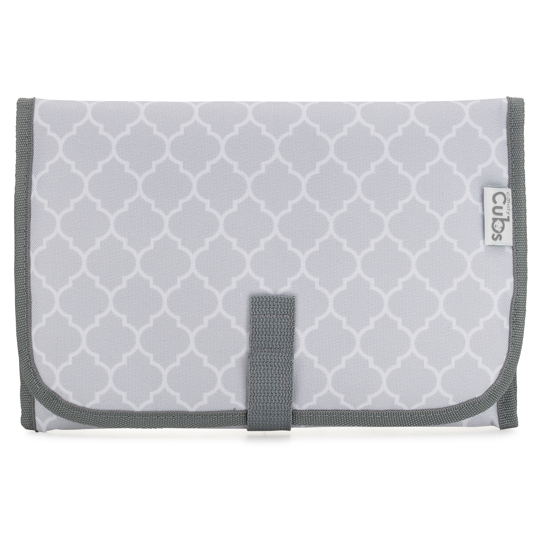 Compact Changing Pad by Comfy Cubs - Grey Pattern