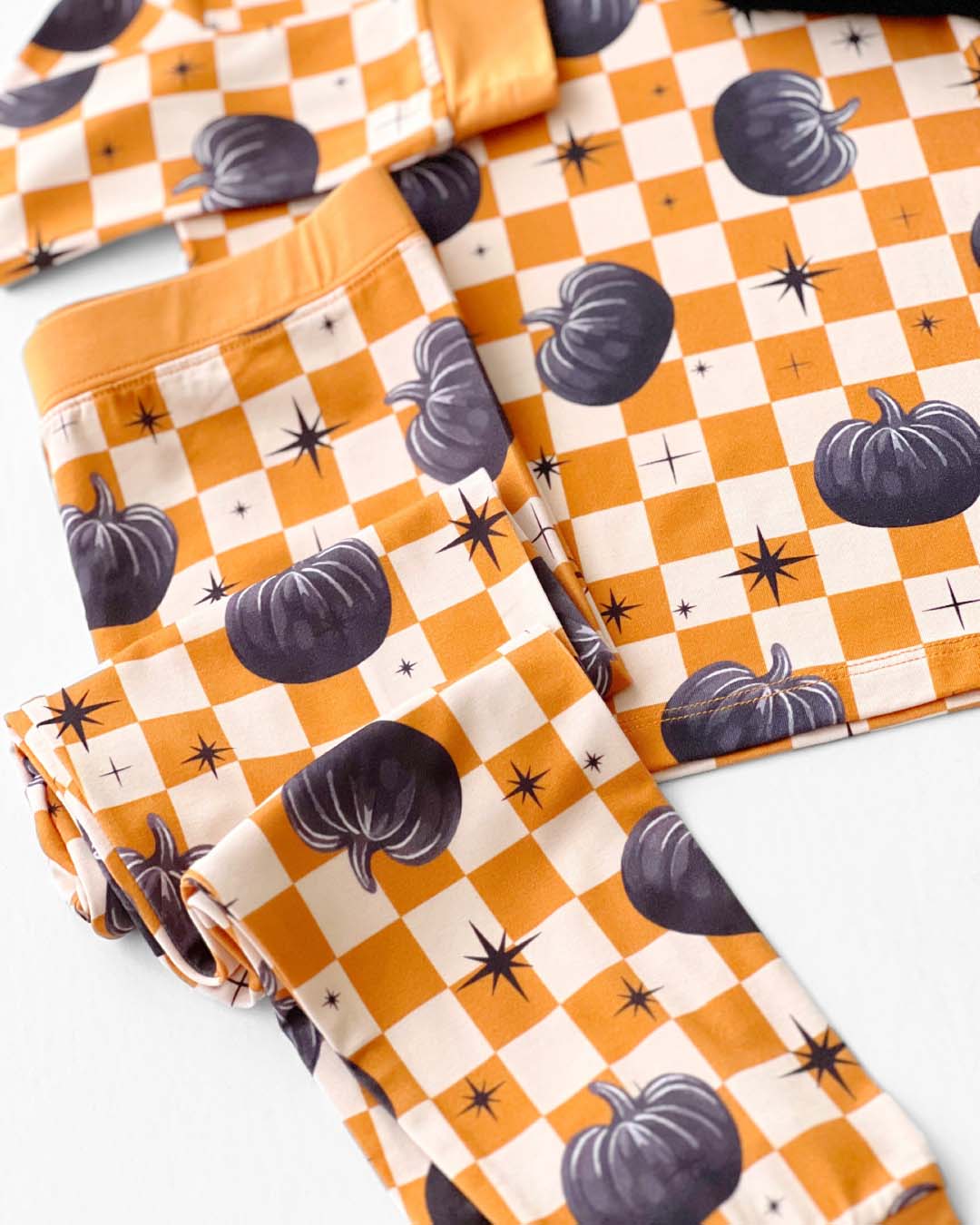 Bamboo Two Piece Set | Checkered Pumpkin