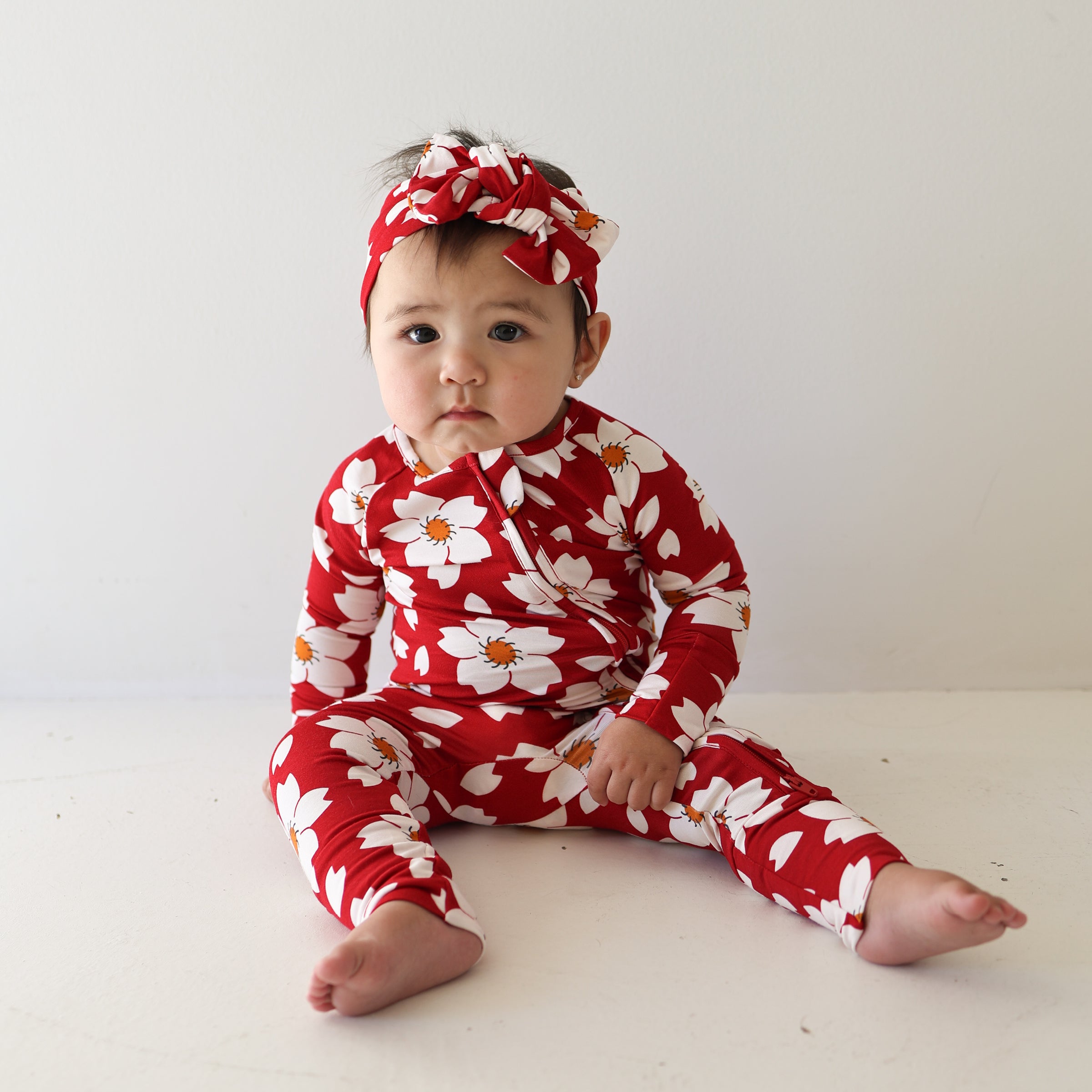 Bamboo Head Wrap | Cherry Blossoms