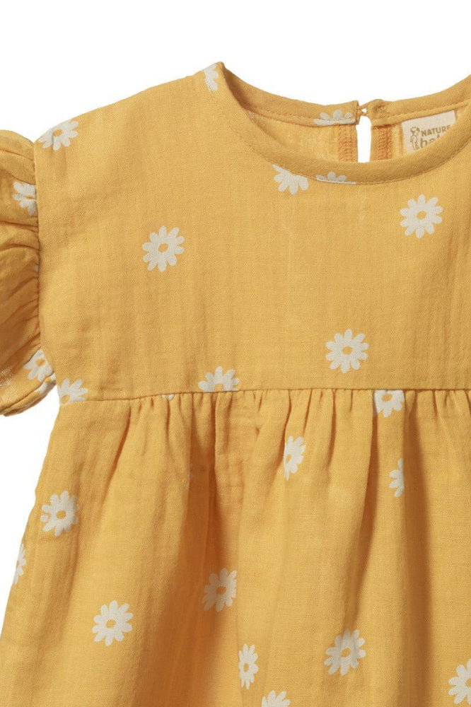 Clara Dress - Chamomile Sunshine Print