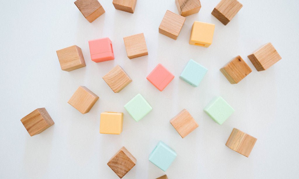 Classic Silicone + Wood Block Set