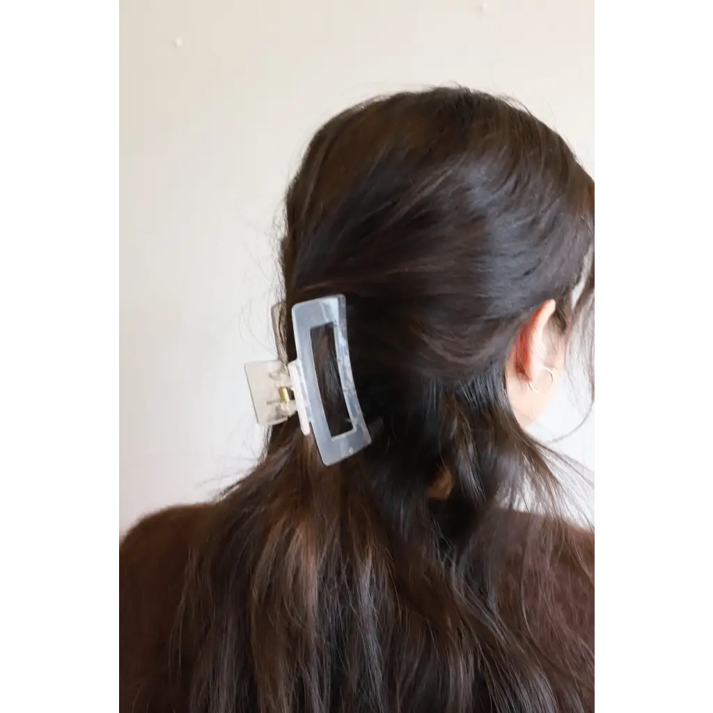 Medium Size Clear Hair Clip