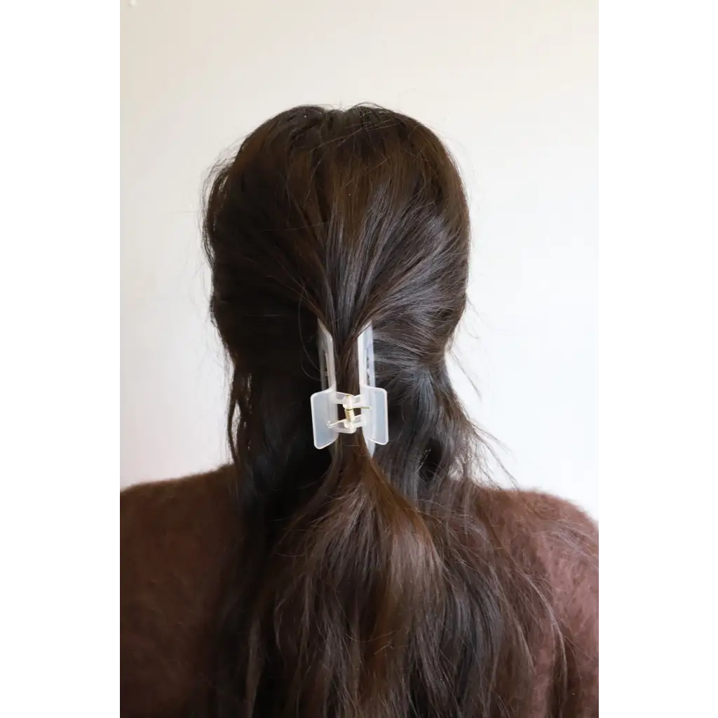 Medium Size Clear Hair Clip