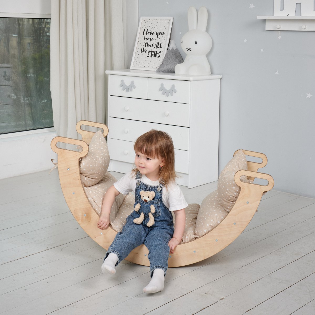 Climbing Arch + Cushion - Montessori Climbers for Toddlers  Goodevas   