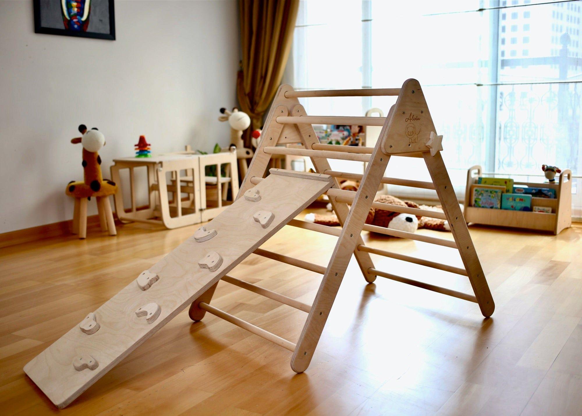 Climbing Triangle and Ramp Set 2-in-1 | Foldable Montessori Play Set