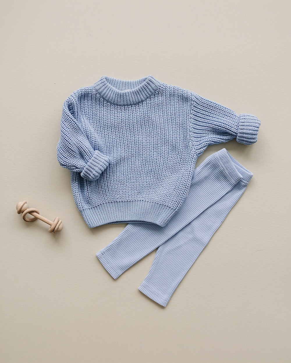 Chunky Knit Sweater | Blue