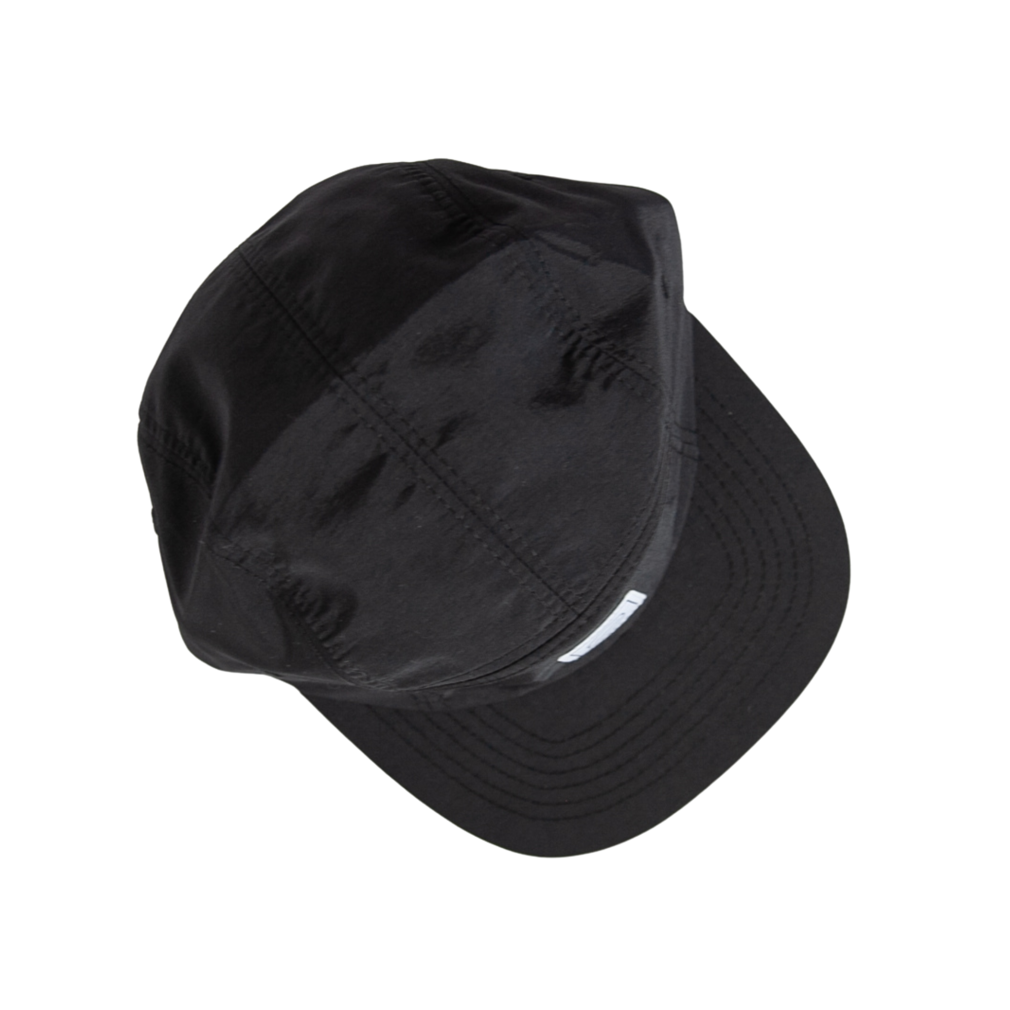 Nylon Five-Panel Hat in Coal