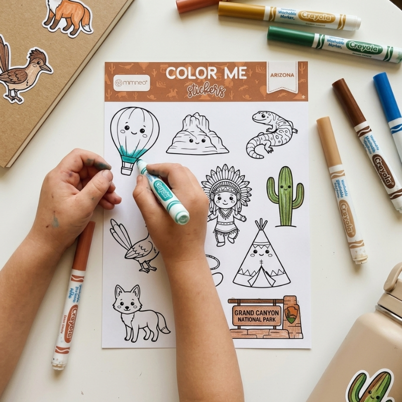 Arizona Color Me Stickers