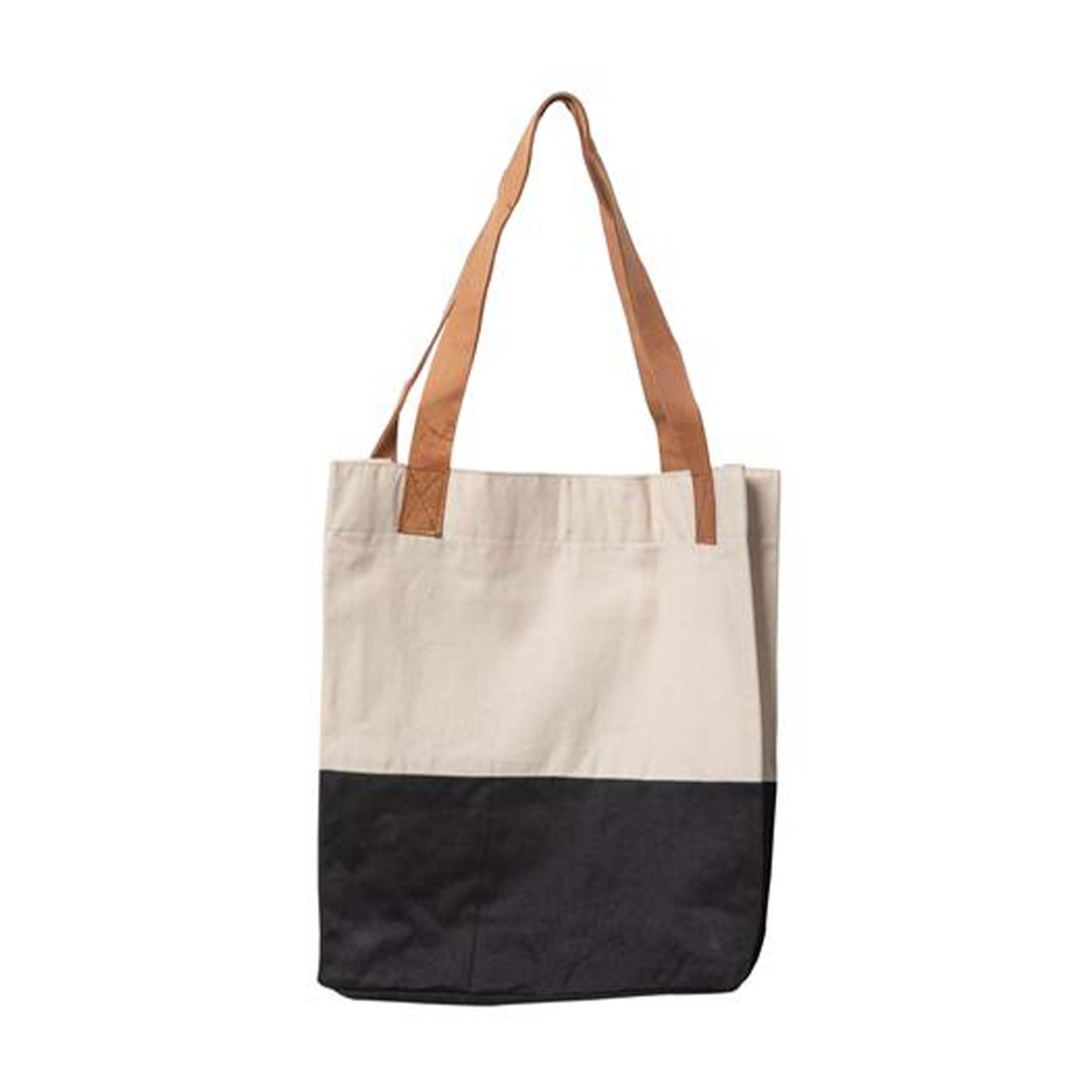 Color Block Canvas Tote | Handmade Everyday Carryall