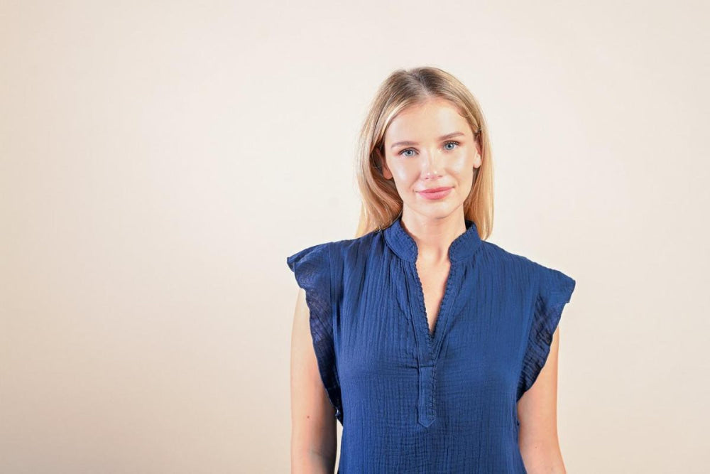 Como Dress - Navy