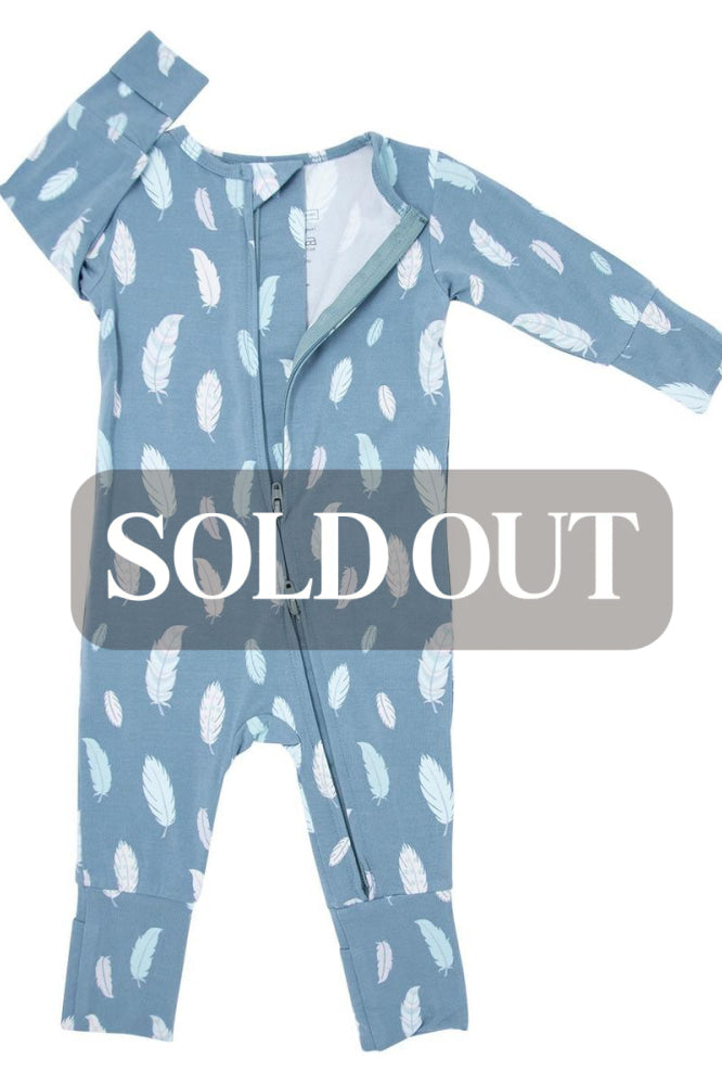 Convertible Romper - Feathers
