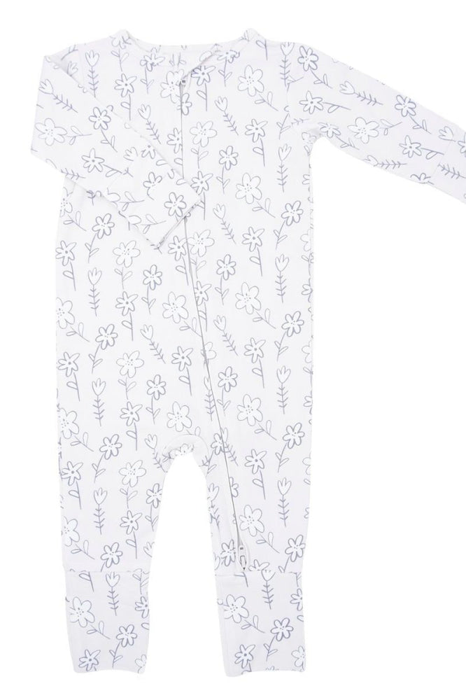 Convertible Romper - Grey Doodle