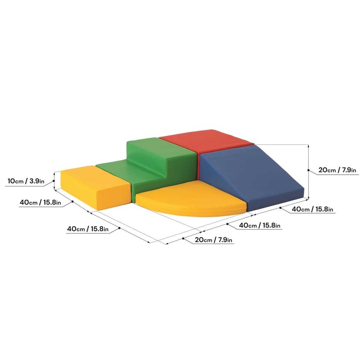 Soft Play Foam Block Set - Corner Climber