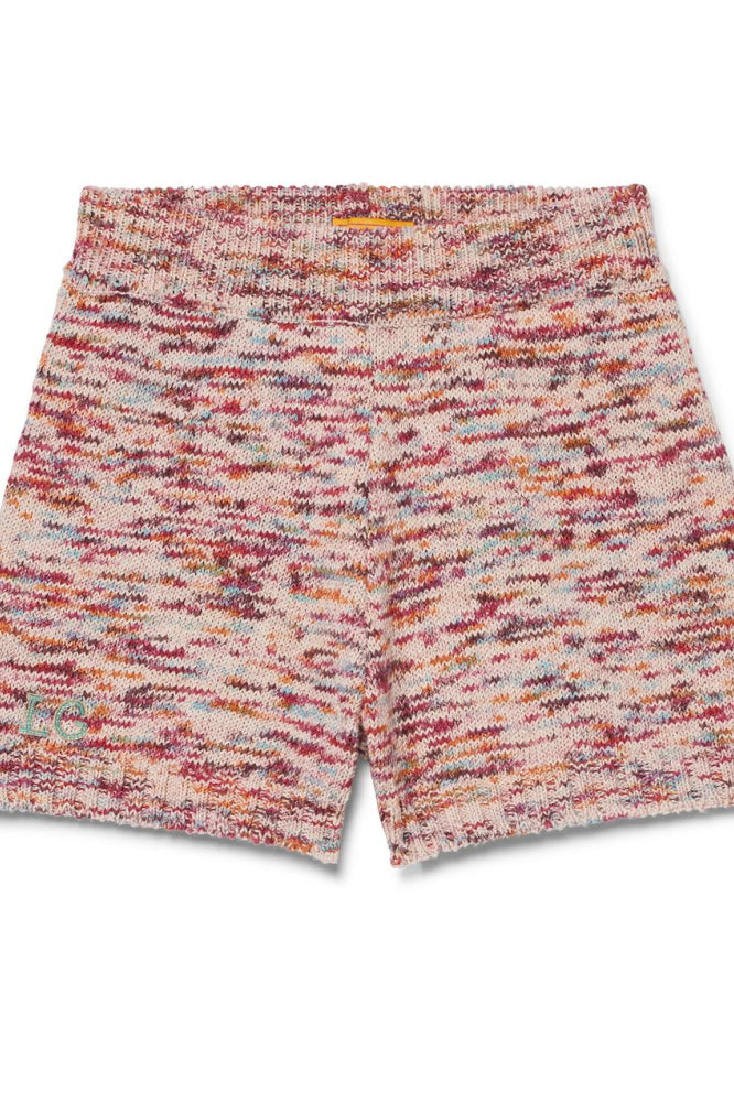 Cotton Bardot Shorts - Pink Multi