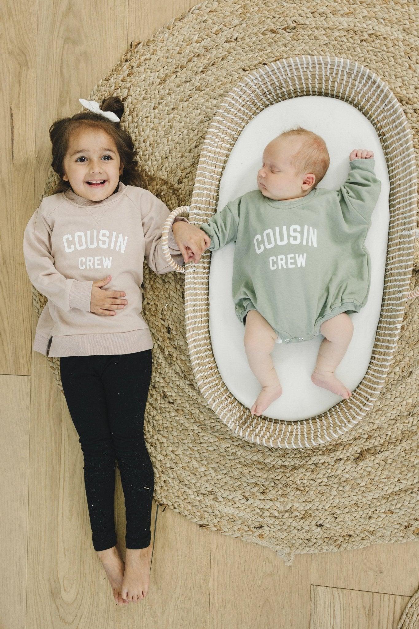 Cousin Crew Sweatshirt Romper or Crewneck