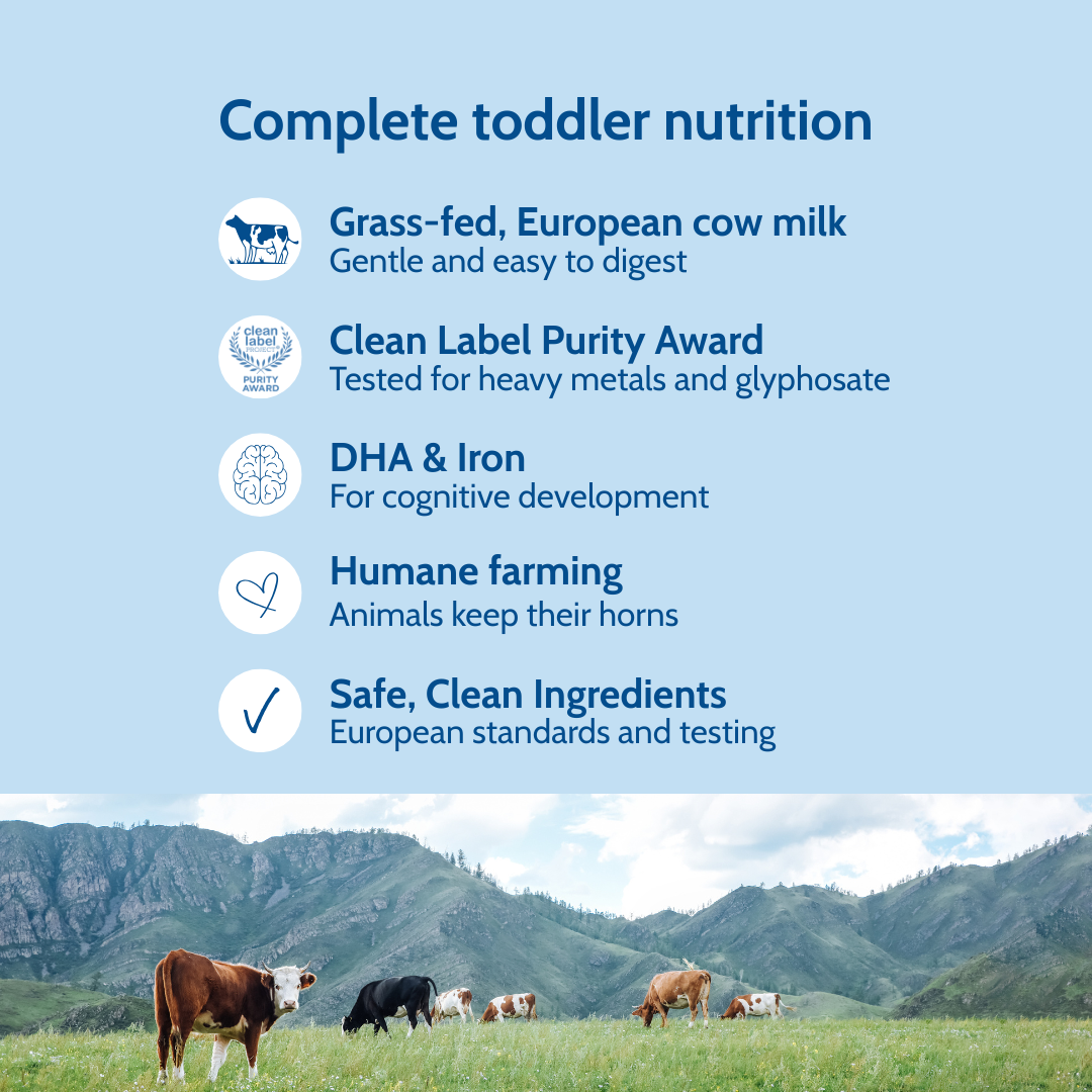 Intro - Holle Cow Milk Toddler Drink - Stage 3 | Non GMO (14 oz)
