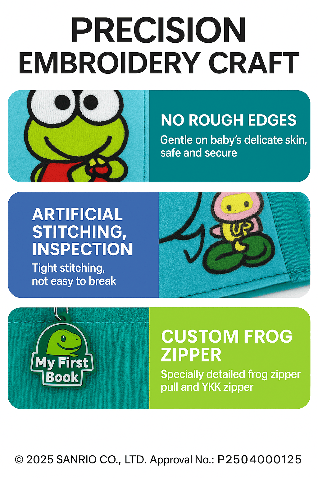 Keroppi Frog Busy Book