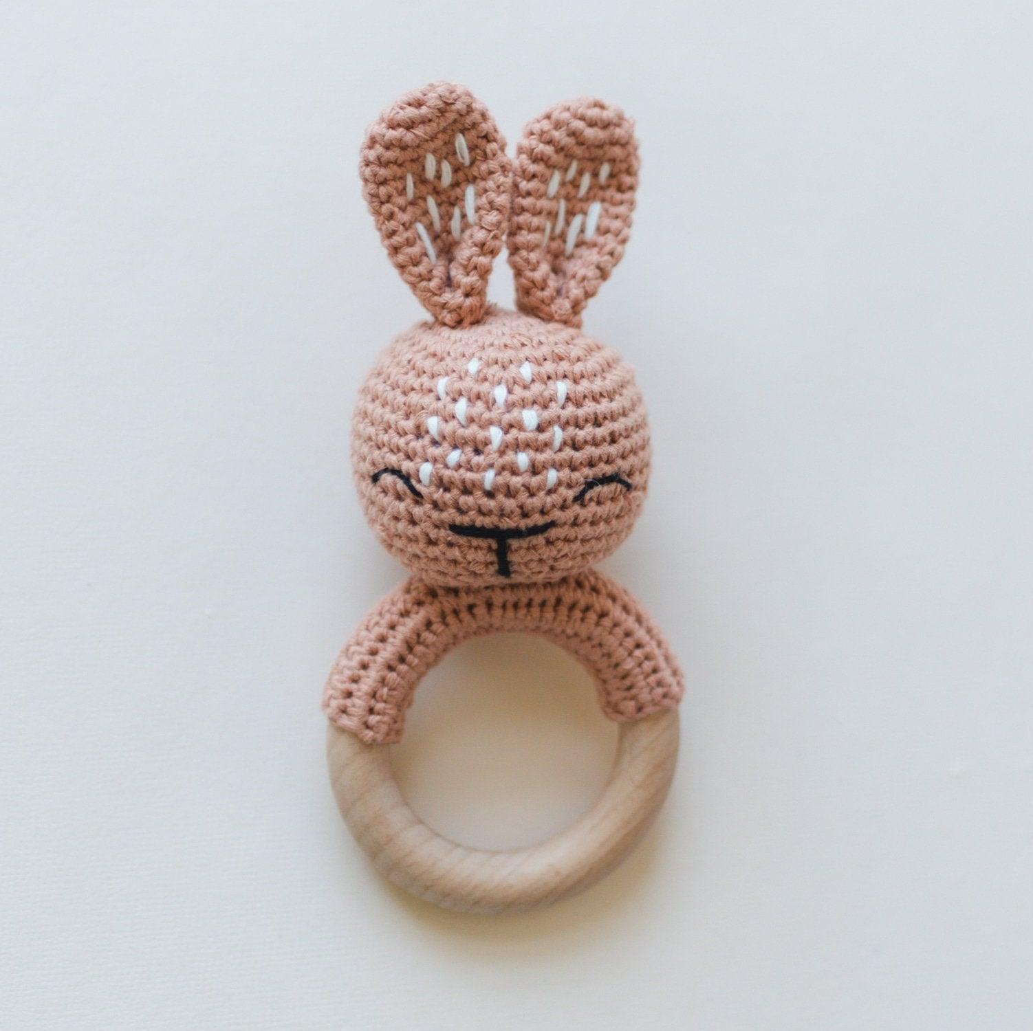 Crocheted Bunny Rattle