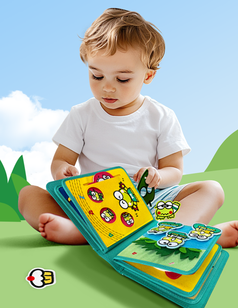 Keroppi Frog Busy Book