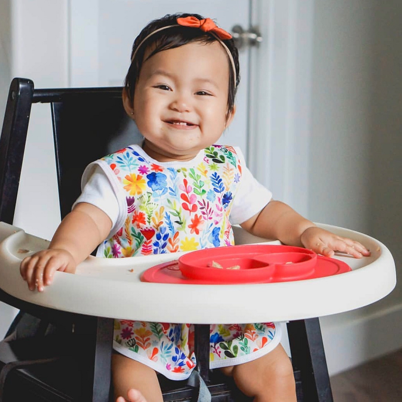 Rainbow Watercolor Floral Bapron