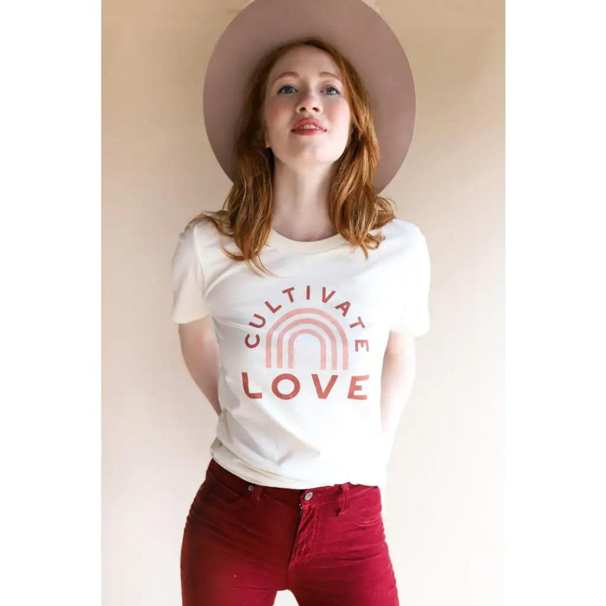 Cultivate Love Graphic T-Shirt - Natural
