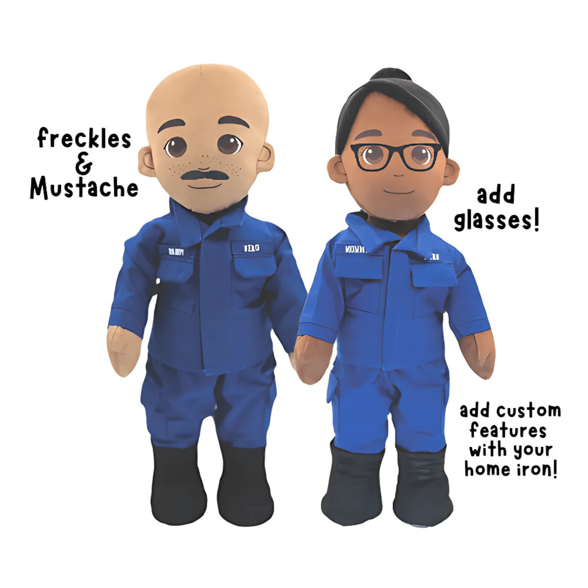 Coast Guard Daddy Doll | Military Doll | Recordable Gift