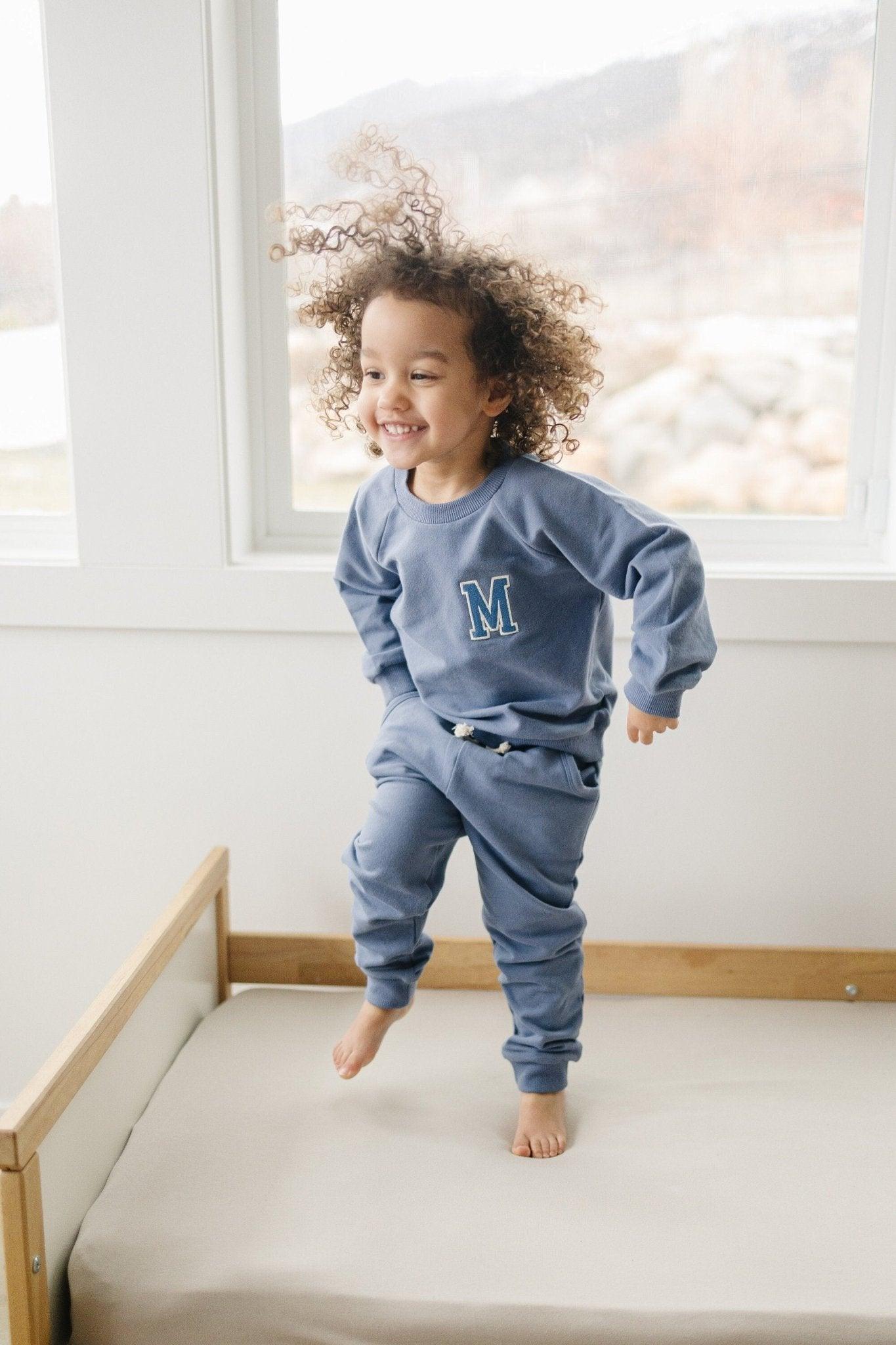 Custom Embroidered Organic Cotton Sweatsuit