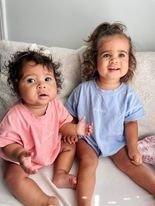 Custom Embroidered T-Shirt Romper - more colors