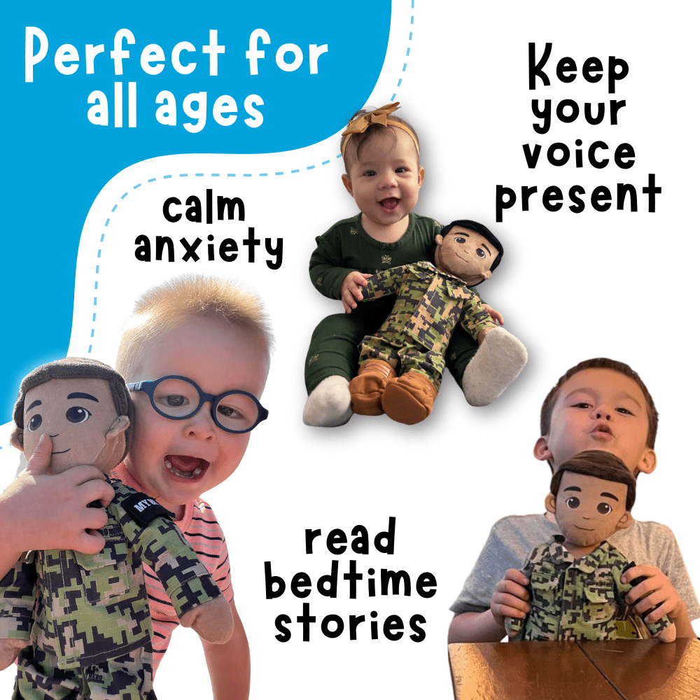 Coast Guard Daddy Doll | Military Doll | Recordable Gift