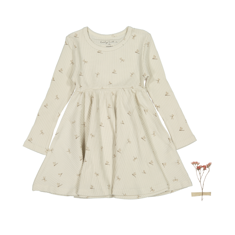 The Printed Long Sleeve Dress - Dragonfly Long Sleeve Dress Lovely Littles   